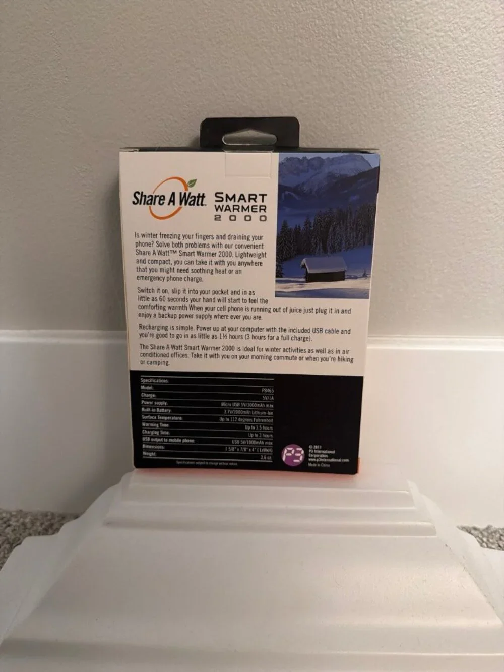 P3 International Share A Watt Smart Warmer 2000